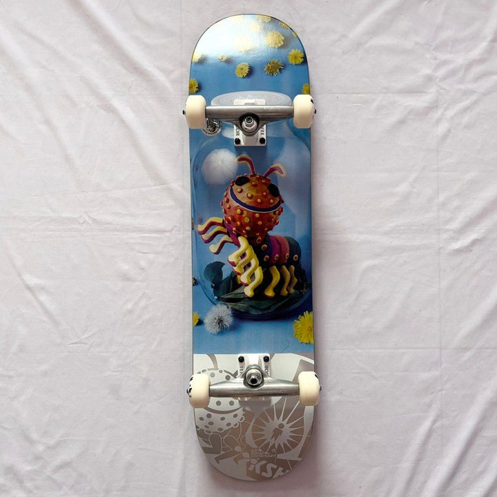 Alien Workshop “Bug Jar” 8.125” x 32” Custom Skateboard Complete — underside graphic view