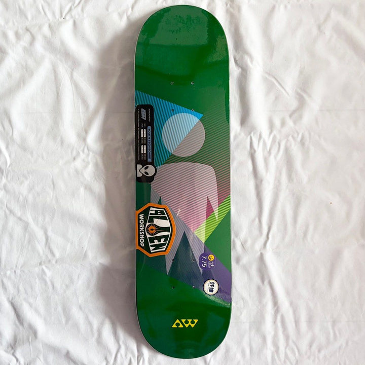 Alien Workshop “Person” 7.75” x 29.25” Skateboard Deck — underside graphic view