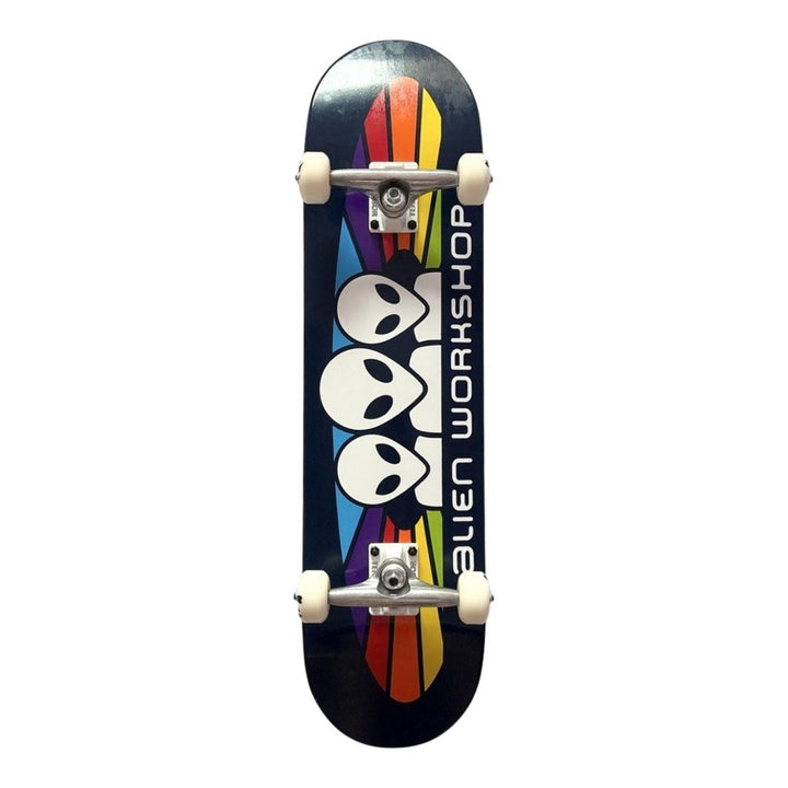 Alien Workshop “Spectrum Blue” 8.0” x 32” Custom Skateboard Complete — underside graphic view