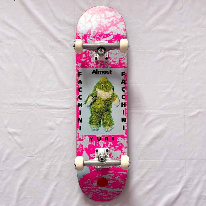 Almost “Stuffed” 8.125” x 31.7” Yuri Facchini Model Custom Skateboard Complete