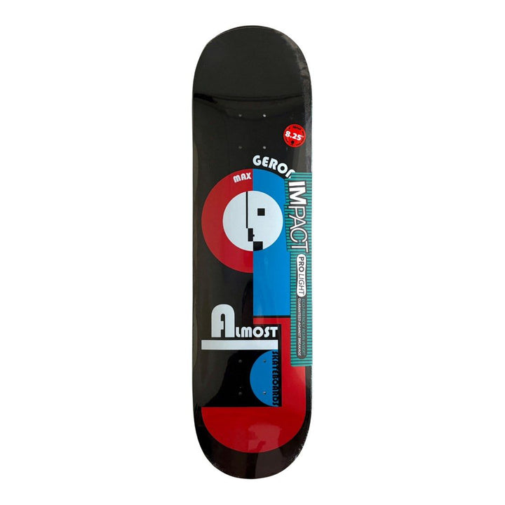 Almost x Impact Pro Light “Minimalist” 8.25″ x 31.7″ Max Geronzi Pro Model Skateboard Deck