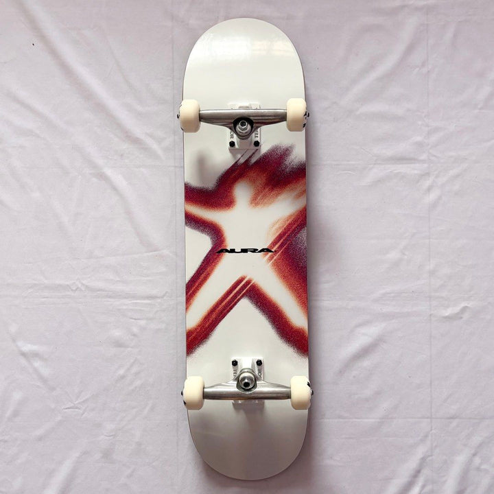 Aura “X-Men White” 8.25” x 32” Custom Skateboard Complete