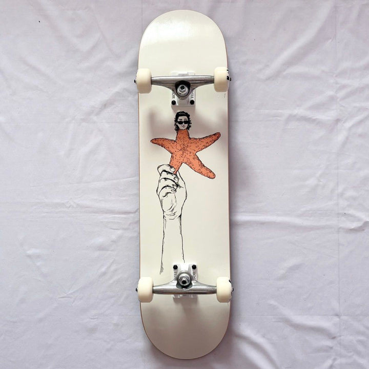 Baker “Starfish” 8.0” x 31.8” Custom Skateboard Complete