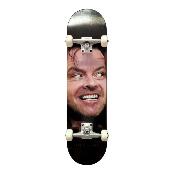 BDSkateco x The Shining “Johnny” 8.0” x 31.75” Custom Skateboard Complete — underside graphic view
