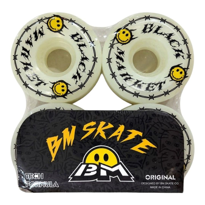 Black Market “Barbed” 52mm 101a Tech Skateboard Wheels