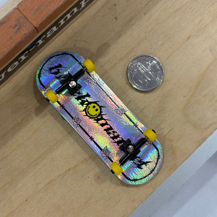 Black Market “Barbed Wire” 32mm Fingerboard Complete — underside complete view