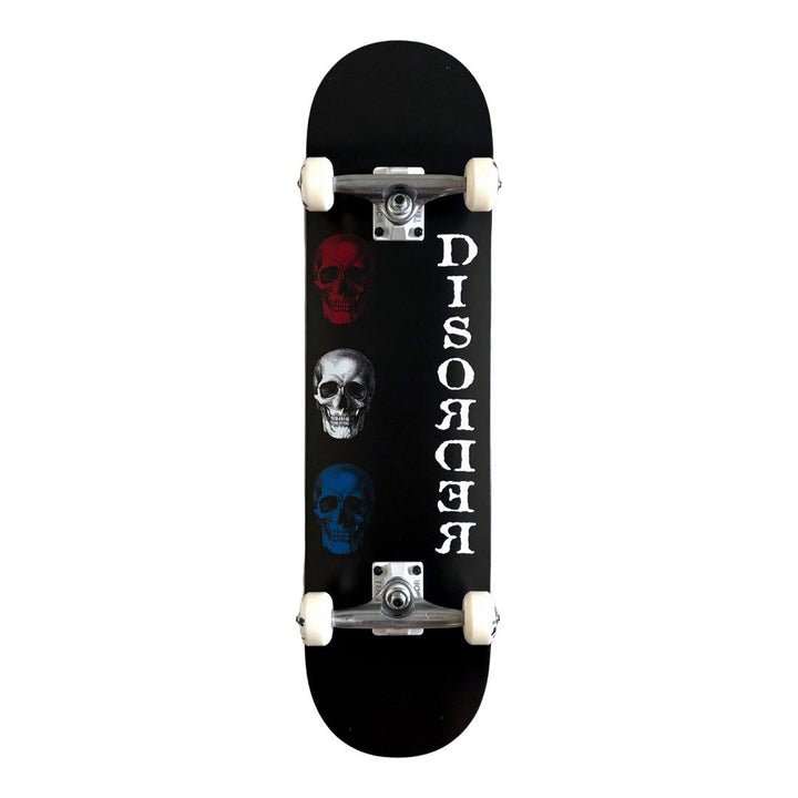 Disorder “Skull” 8.0″ x 31.5″ Custom Skateboard Complete