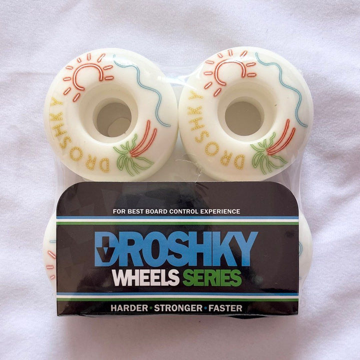 Droshky “Neon Vacation” 52mm 100a Skateboard Wheels