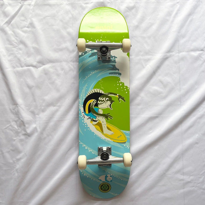 Enjoi “Croc” 8.25” x 31.6” Skateboard Complete — underside graphic view