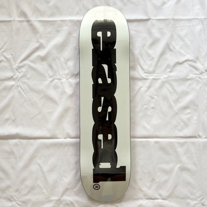 Erased “Classic White" 8.0” x 31.4” / 8.25” x 31.5” Skateboard Deck