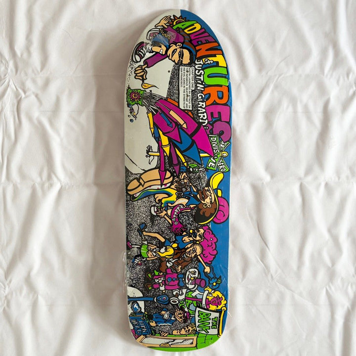 New Deal "Adventures Of Justin" Skateboard Deck 9.72″ X 31.4″ — product image 1 of 3