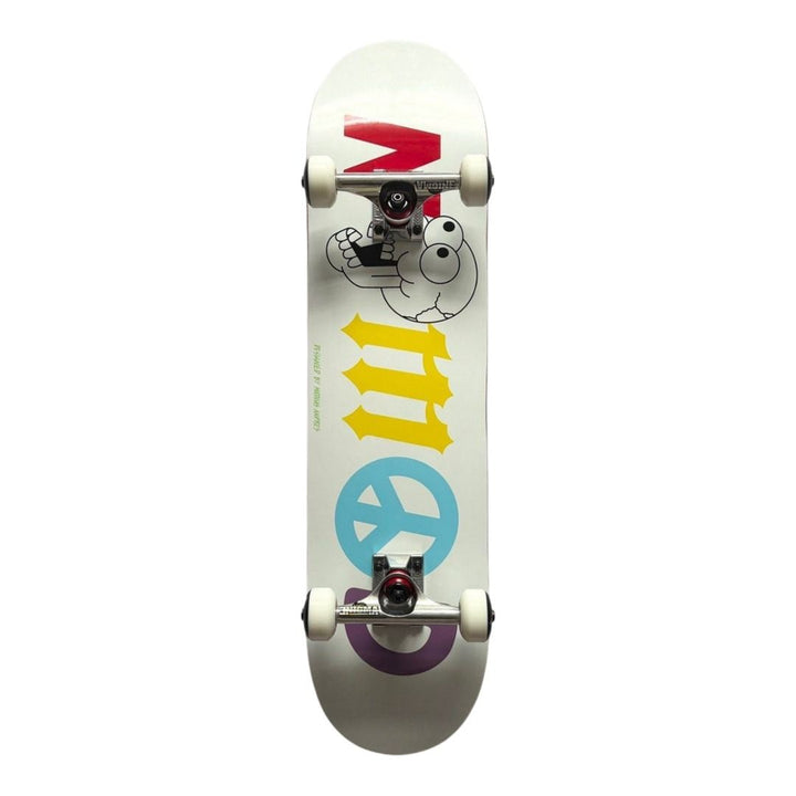 Nomad “Doomsday” 7.875” x 31.25” Custom Skateboard Complete — underside graphic view