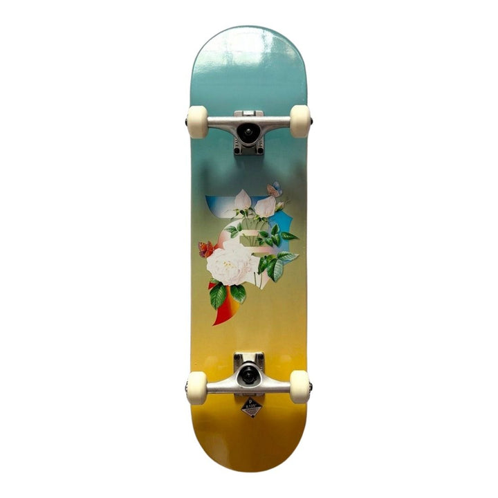 Primitive “Blossom” 8.125” Skateboard Complete — underside graphic view