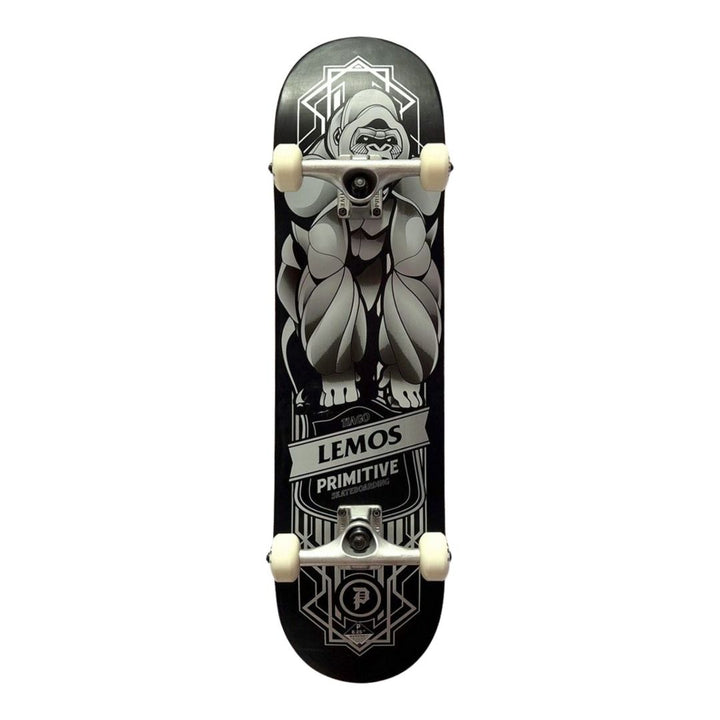 Primitive “Gorilla” 8.0” / 8.25” Tiago Lemos Skateboard Complete — underside graphic view