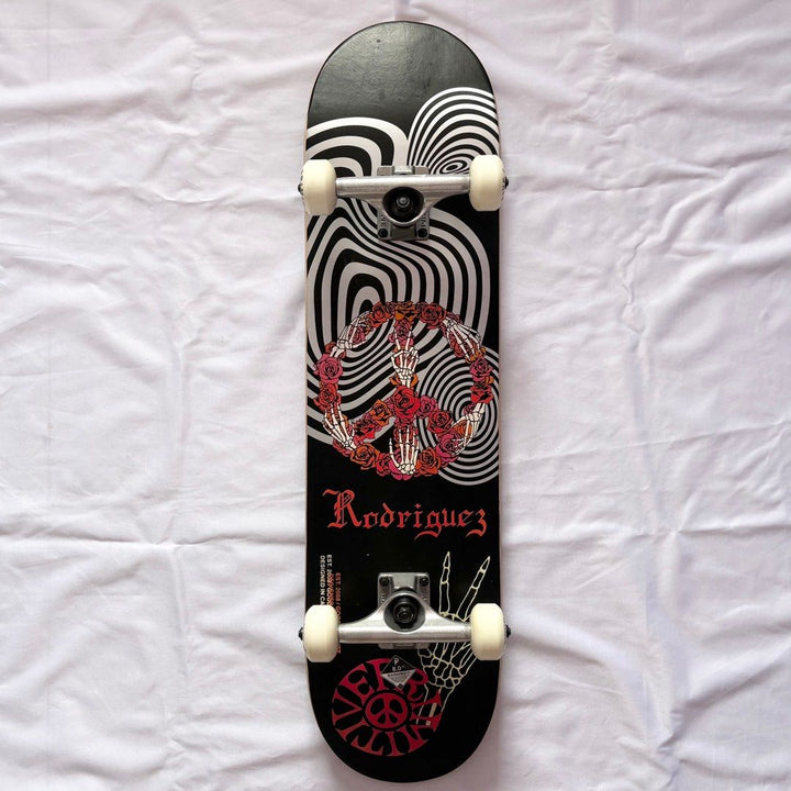 Primitive “Hypnotised” 8.0” Skateboard Complete — underside graphic view