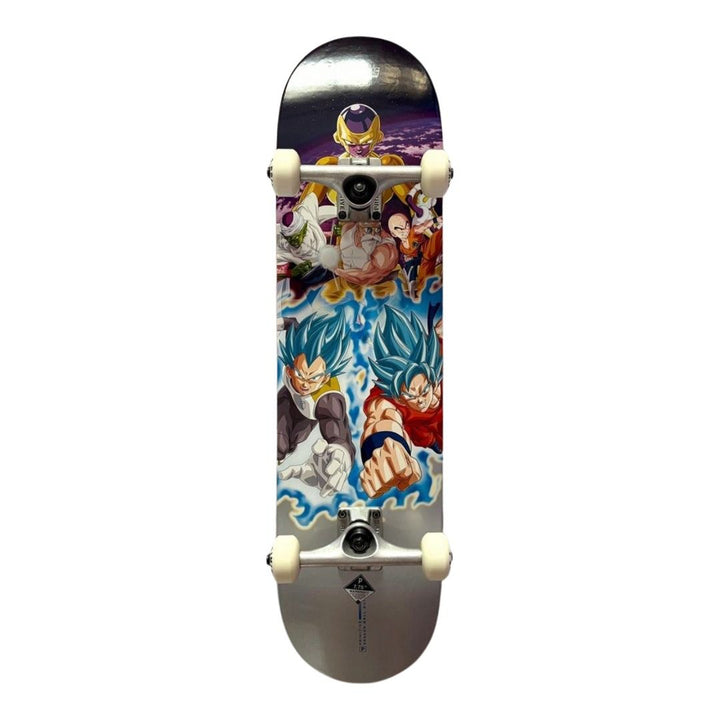 Primitive x Dragon Ball Z “Family” 8.0” Skateboard Complete — underside graphic view
