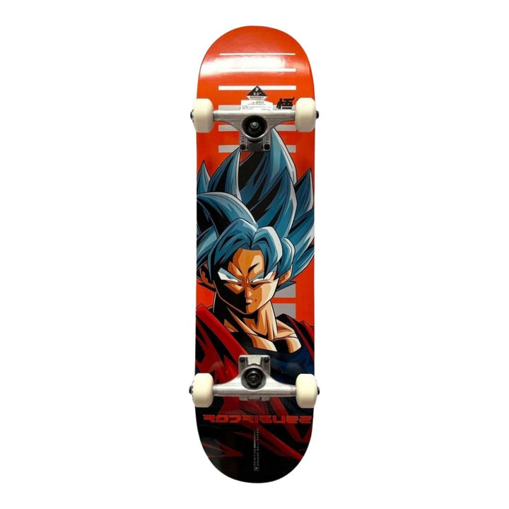 Primitive x Dragon Ball Z “Goku” 8.0” Skateboard Complete — underside graphic view