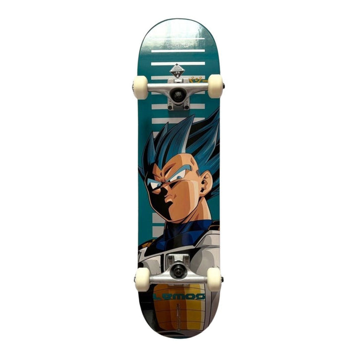 Primitive x Dragon Ball Z “Vegeta” 8.0” Skateboard Complete — underside graphic view
