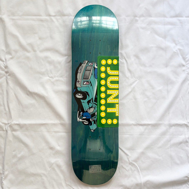Shake Junt “Cruisin” 8.0” x 31.4” Skateboard Deck — underside graphic view