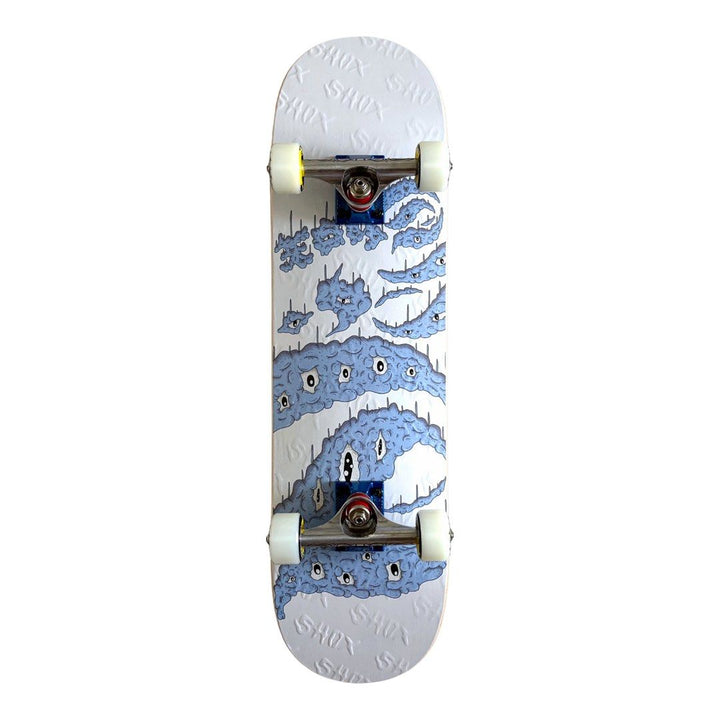 Shox “Gloop” 7.75″ x 29.675″ Custom Skateboard Complete