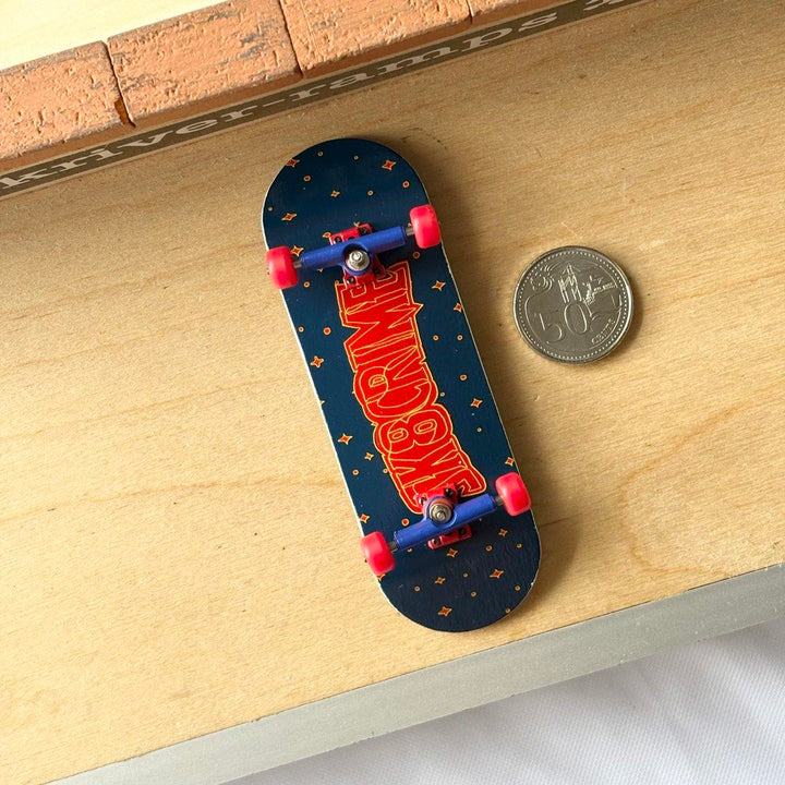Sk8crime “Twilight” 32mm Fingerboard Complete — underside complete view