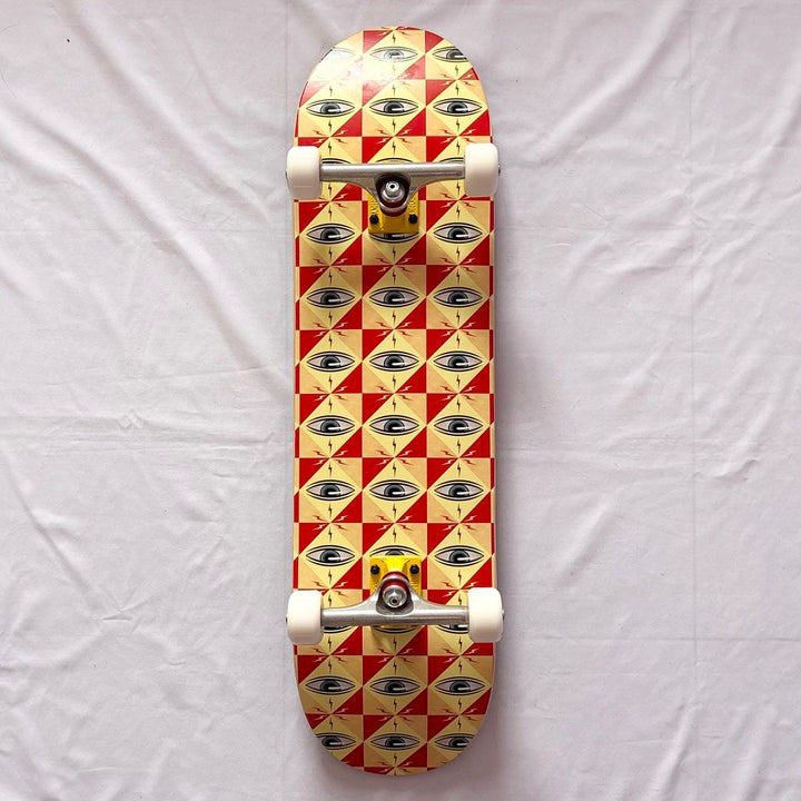 Toy Machine “Eyes” 8.5” x 32.35” Custom Skateboard Complete