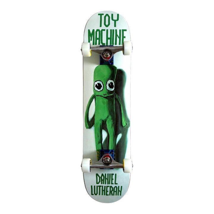 Toy Machine “Green Doll” 7.5″ x 30.9″ Daniel Lutheran Pro Model Custom Kids Skateboard Complete