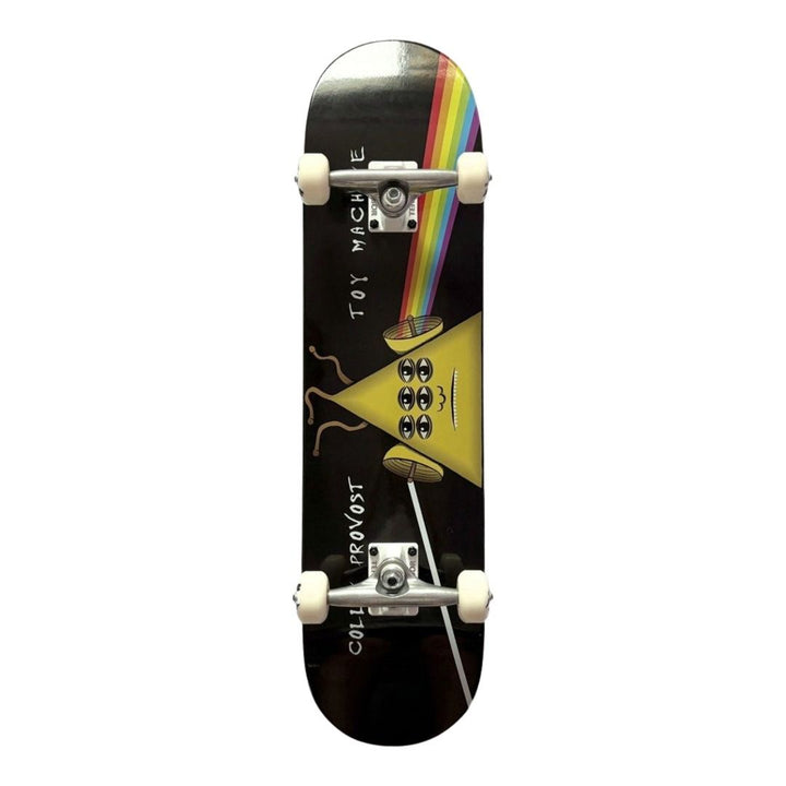Toy Machine “Spectrum” 8.0” x 31.6” Custom Skateboard Complete — underside graphic view