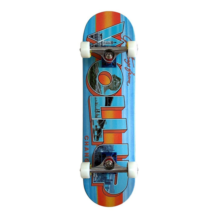 Wollup x Postcard Series “Changsha” 7.5″ x 28.5″ Custom Kids Skateboard Complete