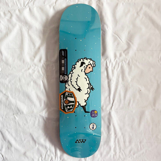 Alien Workshop “Blue Sheep” 7.75” x 29.25” Skateboard Deck - No Grip