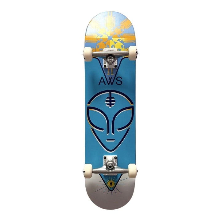 Alien Workshop “Hypnotherapy” 8.0” x 32” Custom Skateboard Complete — underside graphic view