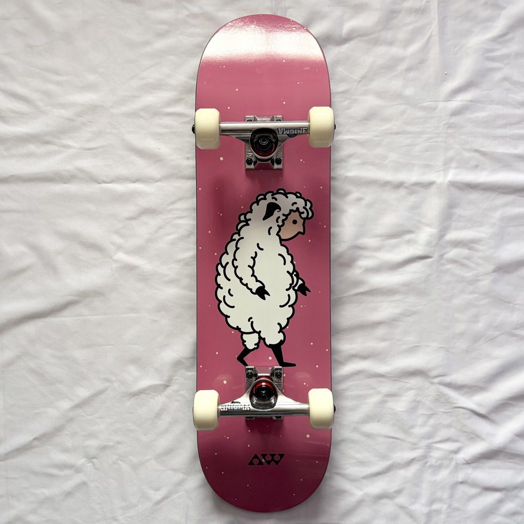 Alien Workshop “Pink Sheep” 7.5” Custom Skateboard Complete