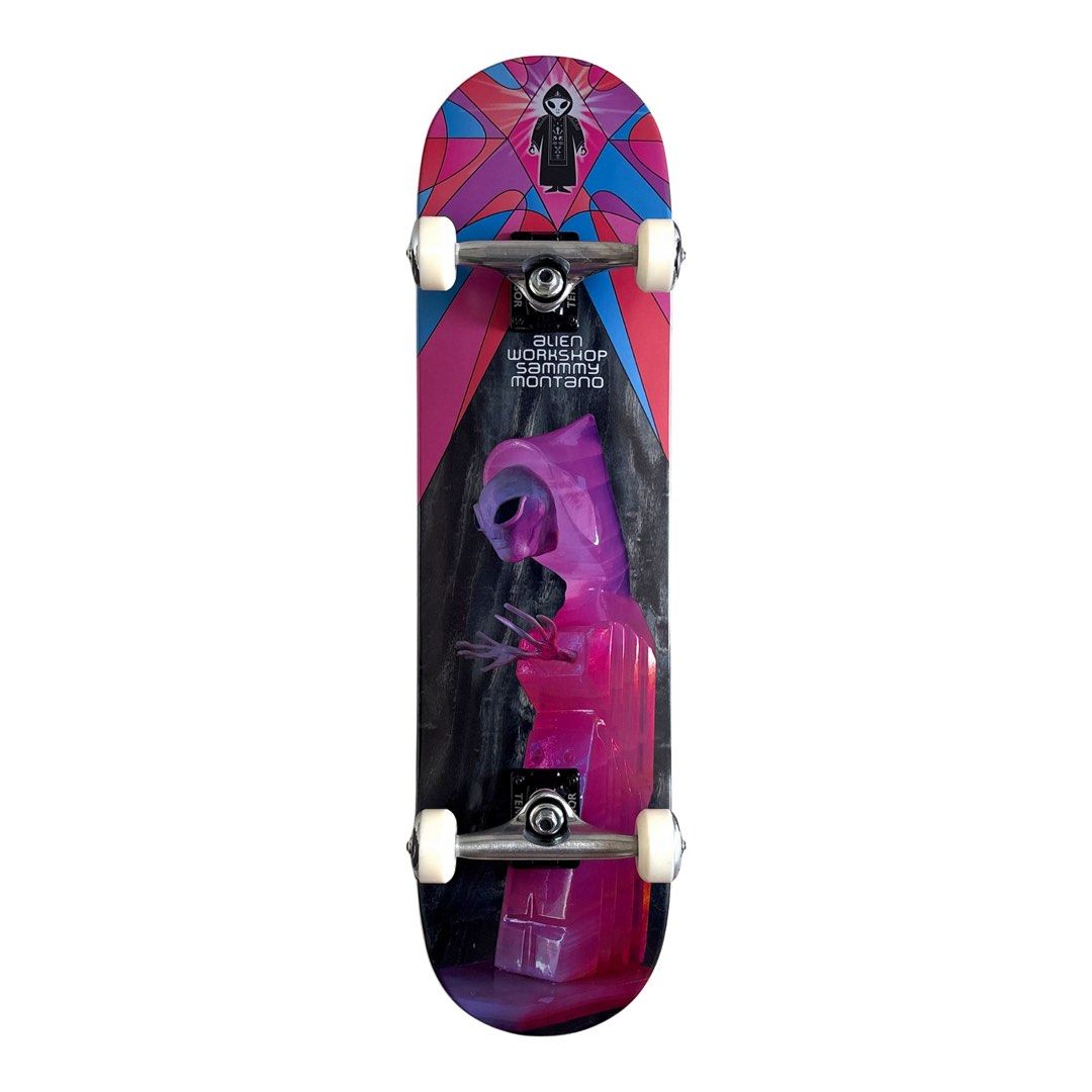 Alien Workshop “Waxed” 8.0″ x 31.5″ Sammy Montano Pro Model Custom Skateboard Complete