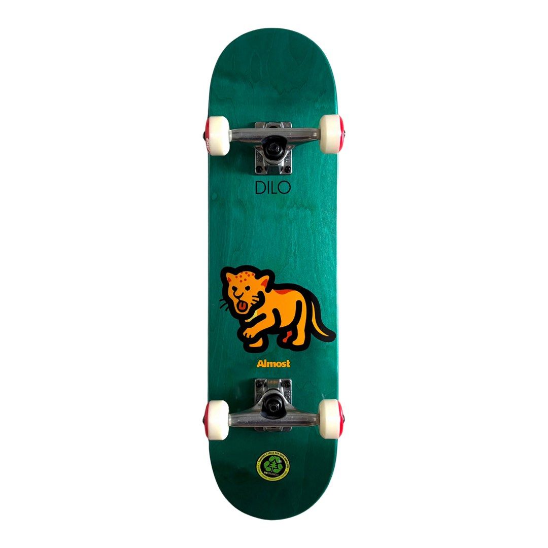 Almost “Cub” 7.5″ x 29.25″ John Dilo Pro Model Pre-built Kids Skateboard Complete