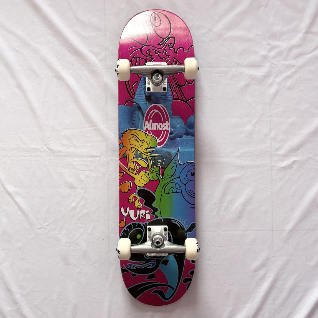 Almost x Ren and Stimpy “Temple” 8.0” x 31.7” Yuri Facchini Model Skateboard Complete