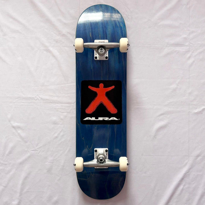 Aura “Navy Man” 8.0” x 31.5” Custom Skateboard Complete