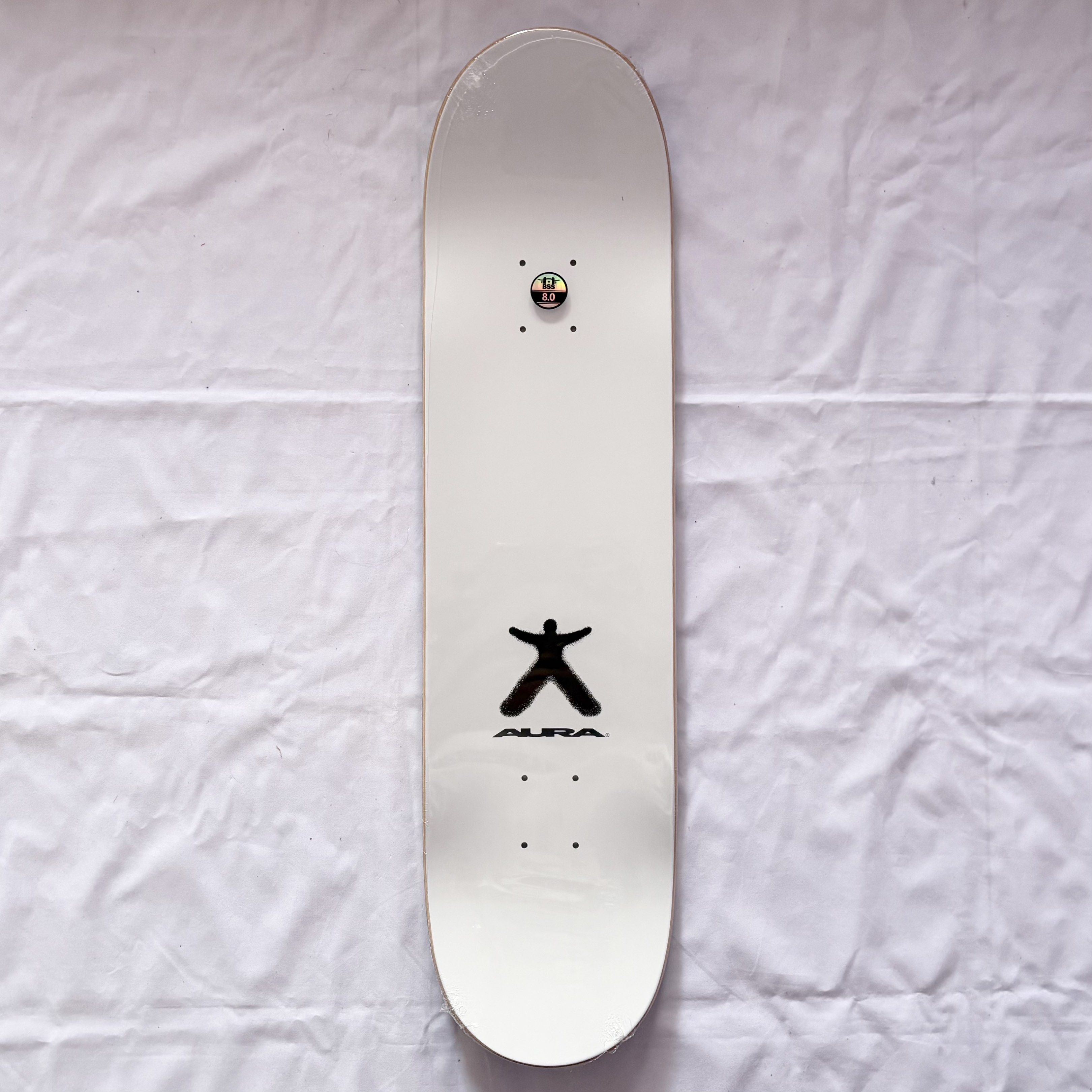 Aura “Navy Figure” 8.0” x 31.5” Skateboard Deck