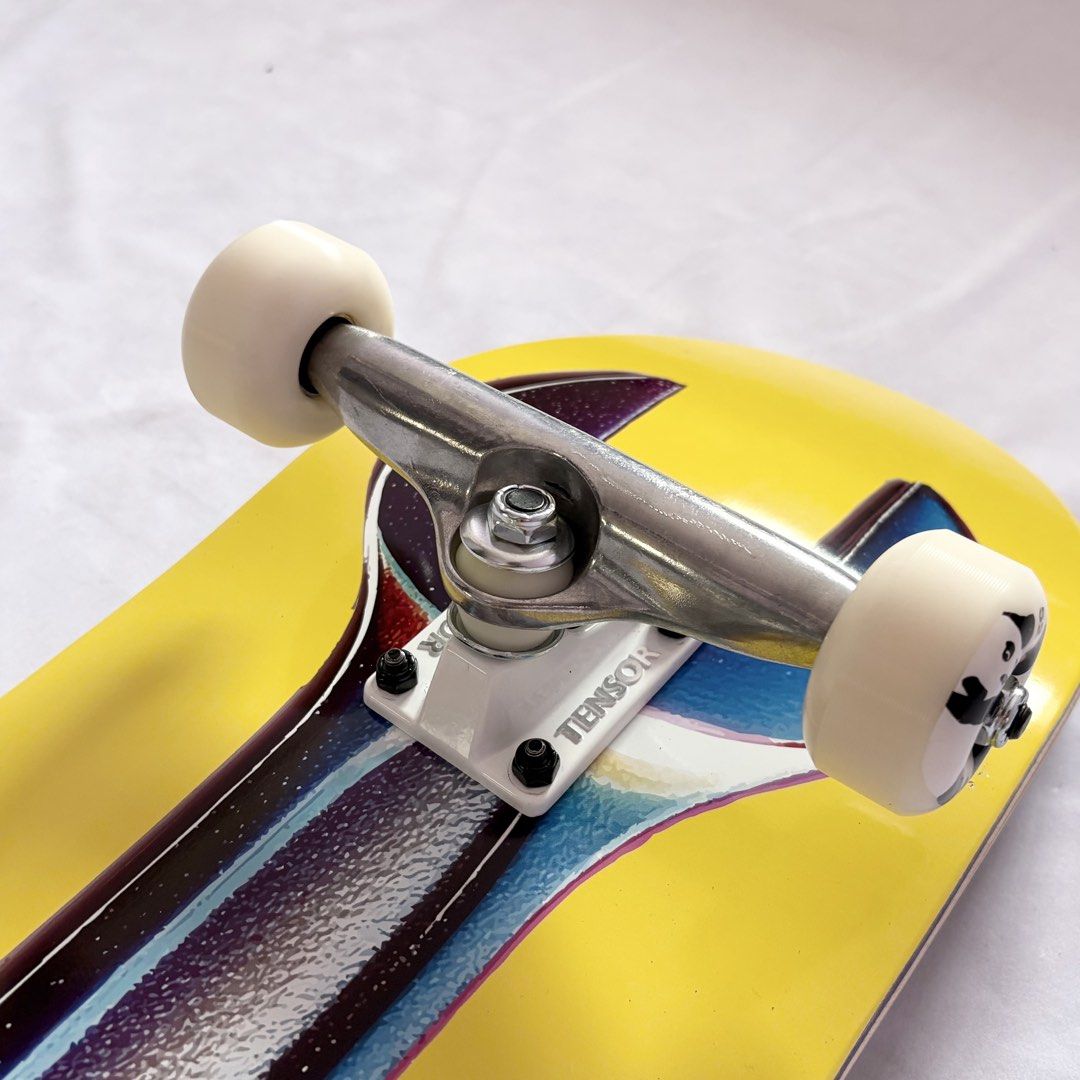 Aura “Yellow Wrench” 8.25” x 32” Custom Skateboard Complete