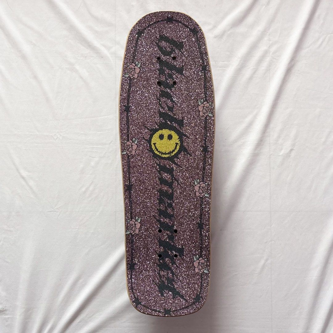 Black Market “Barbed Wire” 9.5” x 31” Surfskate Cruiser Skateboard Complete