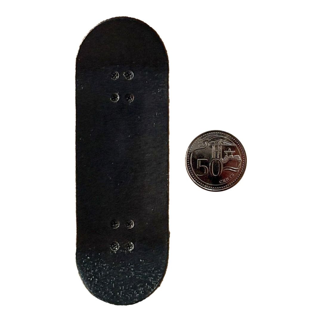 Black Market “Classic” 32mm Fingerboard Complete — grip-tape top view