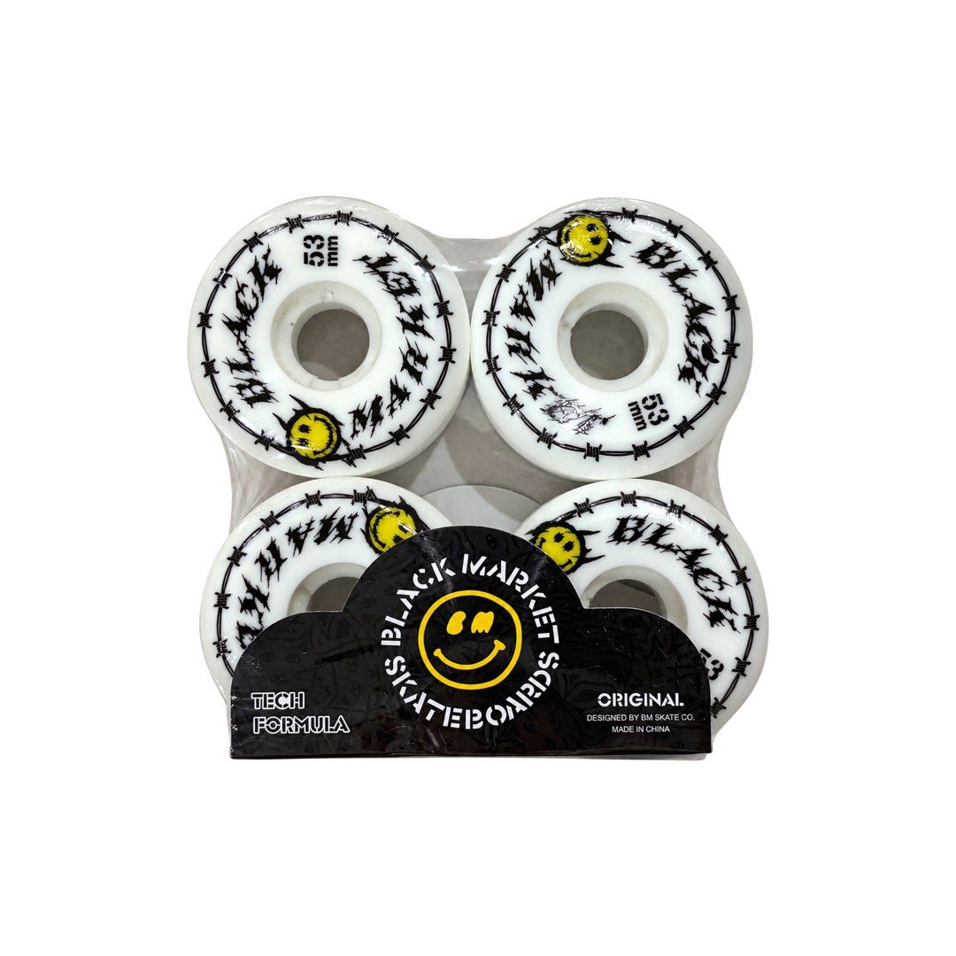 Black Market “Fire” 53mm 78a Tech Formula Skateboard Wheels