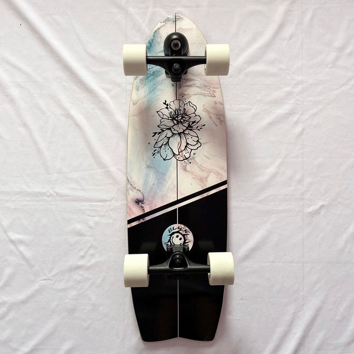 Black Market “Inked” 10” x 32” Surfskate Cruiser Skateboard Complete