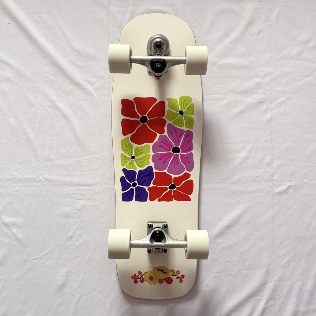 Black Market “Petals” 9.5” x 31” Surfskate Cruiser Skateboard Complete