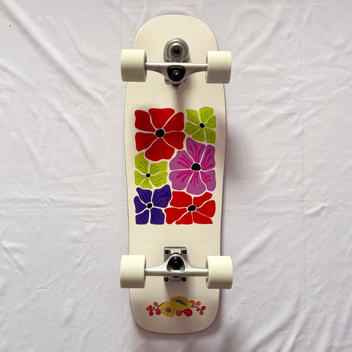 Black Market “Petals” 9.5” x 31” Surfskate Cruiser Skateboard Complete