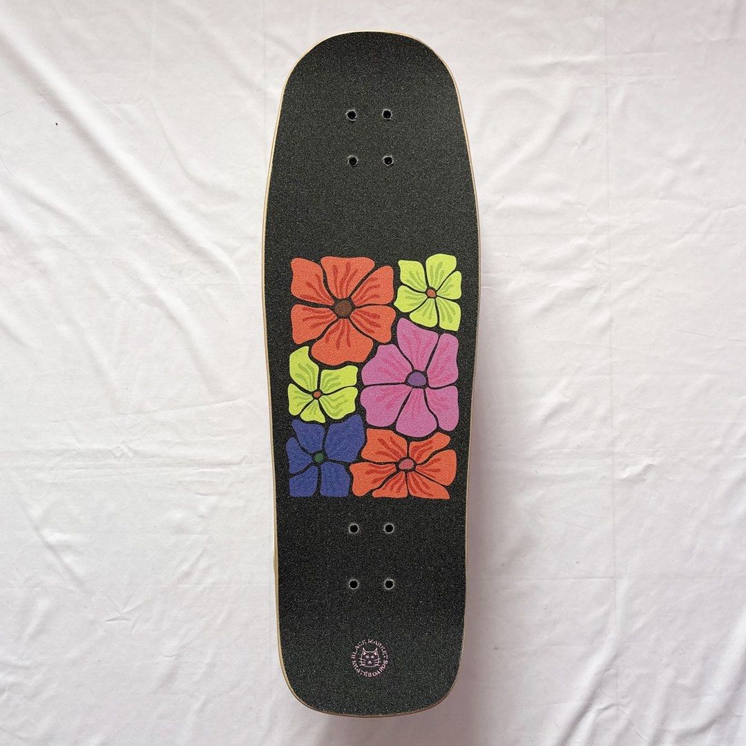 Black Market “Petals” 9.5” x 31” Surfskate Cruiser Skateboard Complete