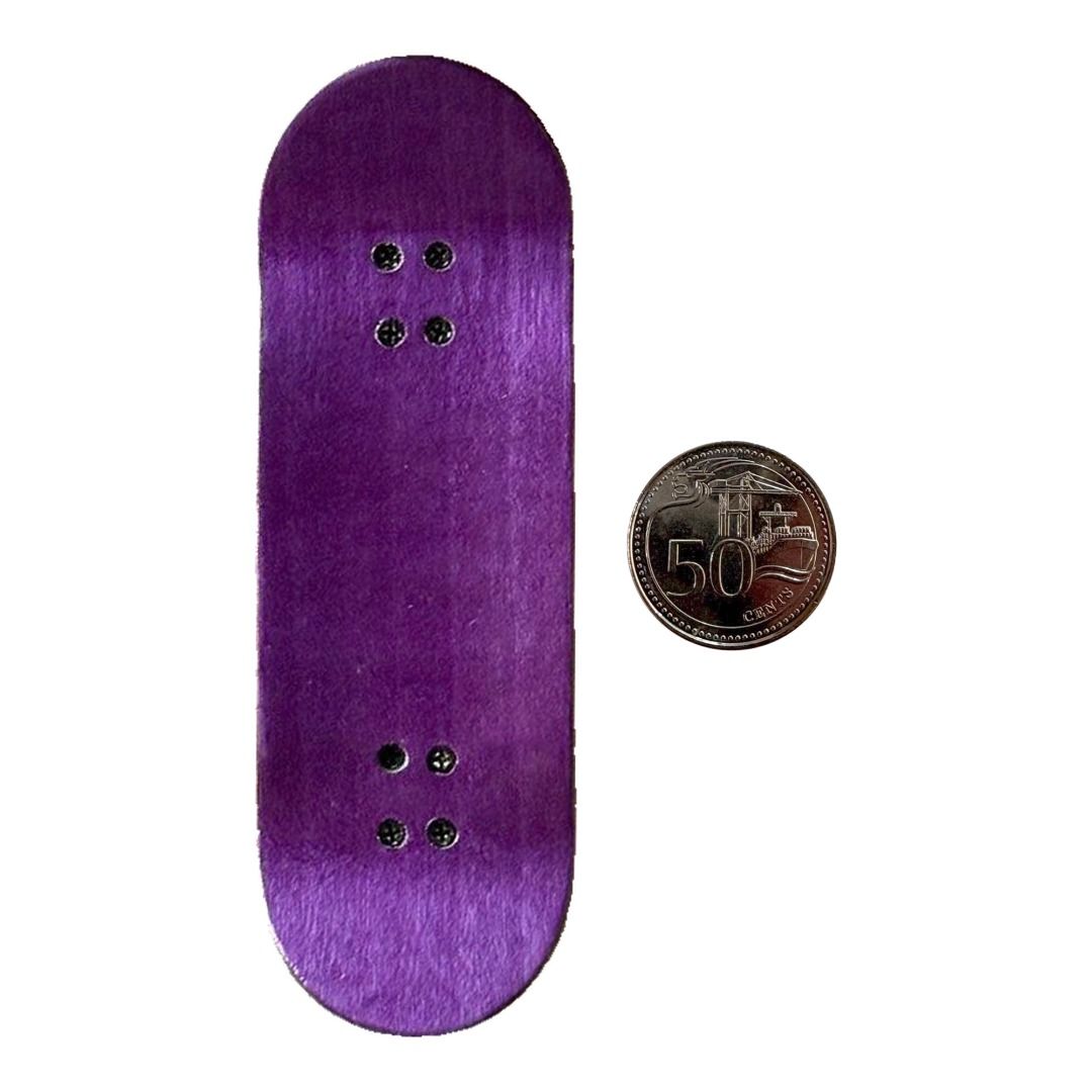 Black Market “Swirl” 32mm Fingerboard Complete — grip-tape top view