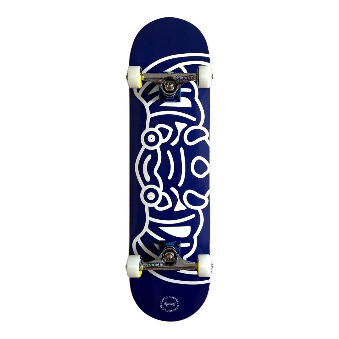 Black Market x Paperworks “Bat” 8.25″ x 31.75″ Custom Skateboard Complete