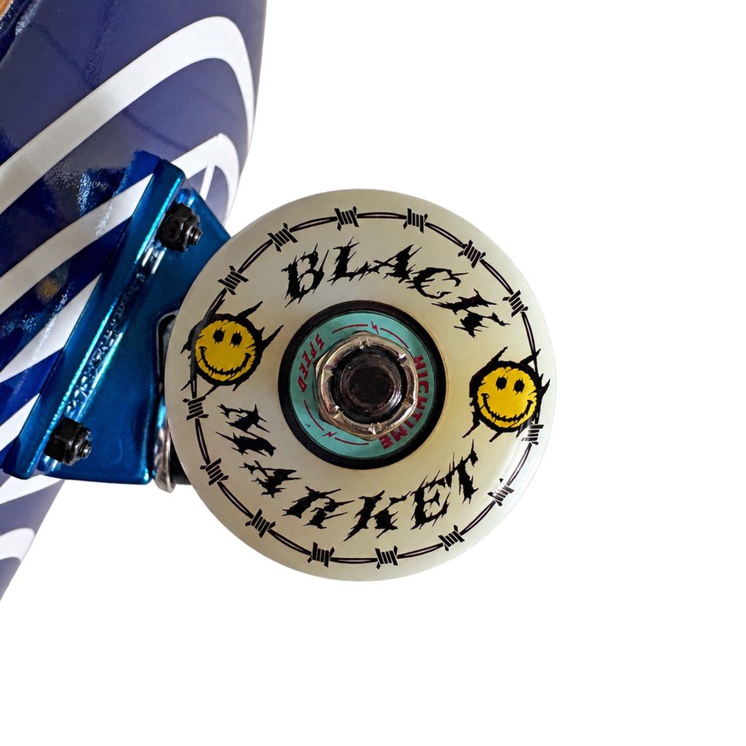 Black Market x Paperworks “Bat” 8.25″ x 31.75″ Custom Skateboard Complete