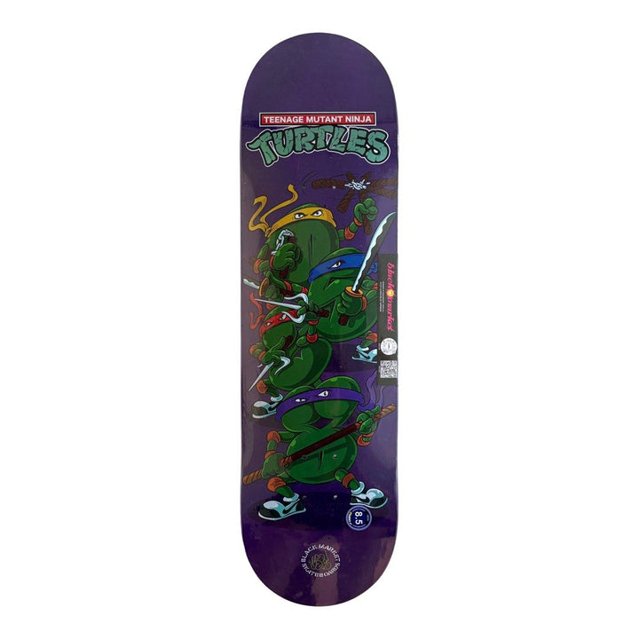 Black Market x Teenage Mutant Ninja Turtle “The Squad” 8.5″ x 32.0″ Skateboard Deck