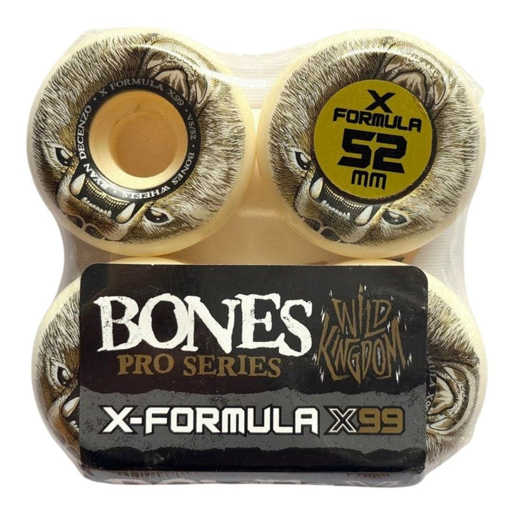 Bones “Bear Grills” 52mm 99a V5 Side Cut X-Formula Skateboard Wheels — product image 1 of 2